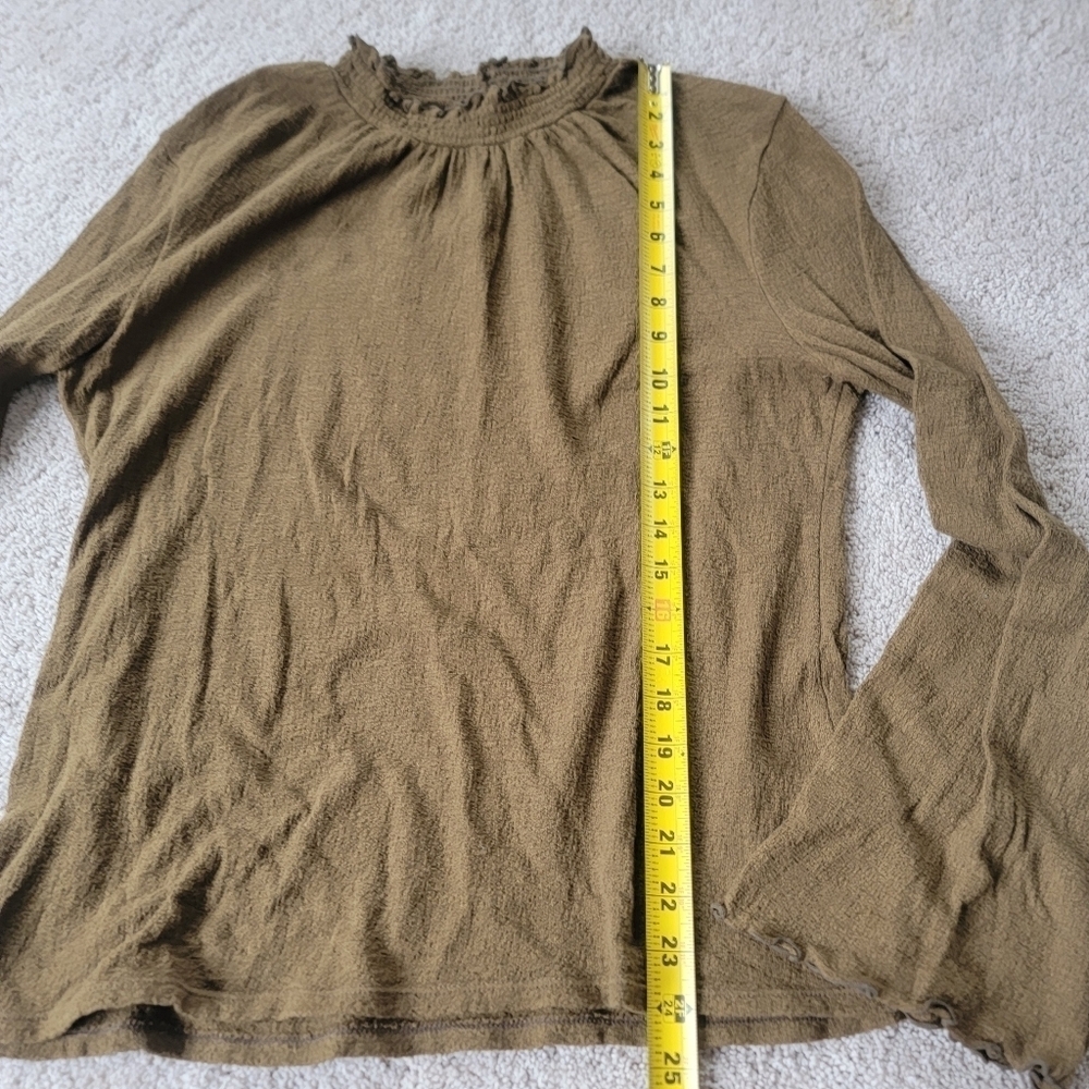 Madewell Texture & Thread Ruffled Mockneck Top - Picture 7 of 11